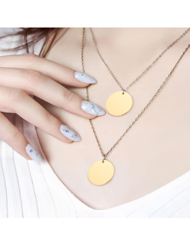 Etiquetas Metálicas en Blanco STOBOK 10 Pcs 2.99 cm para Joyería