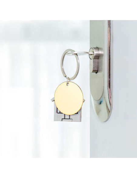 Etiquetas Metálicas en Blanco STOBOK 10 Pcs 2.99 cm para Joyería