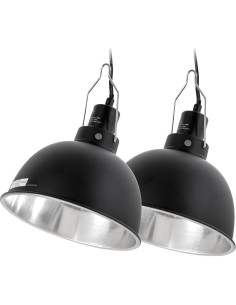 Lámpara de Reptiles WACOOL TERRA 21.6 cm 2 Pack con Cúpula Profunda 2