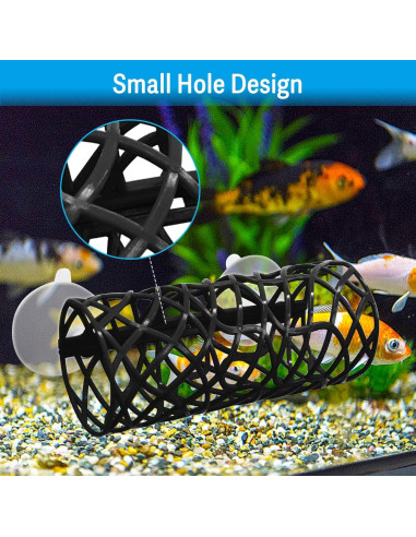 Escondite y Hamaca para Peces Betta Hamiledyi Negro 10x7cm