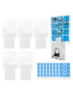 Trampa de Moscas Interior Kuxinage 6 Trampas + 8 Recargas Luz UV