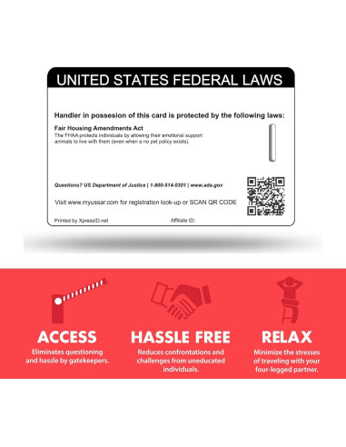 Identificación Animal de Apoyo Emocional XpressID con Código QR
