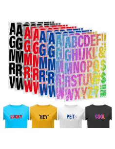 Letras Termoadhesivas LUHIMO 352 Piezas 2 Pulgadas Coloridas