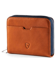 Billetera de cuero Vaultskin Mayfair con bloqueo RFID - 10.5x7.9cm