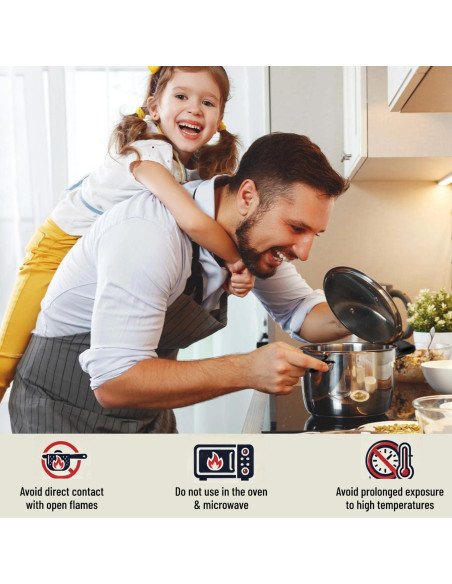 Paquete de 4 fundas de silicona Dazzhues para mangos de sartenes