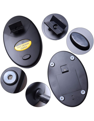 Agitador de esmalte de uñas Allstarry con correa ajustable