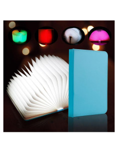 Lámpara de Libro Veesee LED Recargable 8 Colores 21.6x15.9cm