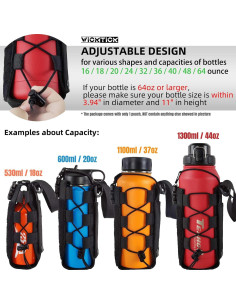 Soporte Táctico para Botellas WICKTICK Ajustable 500ml-1800ml 2
