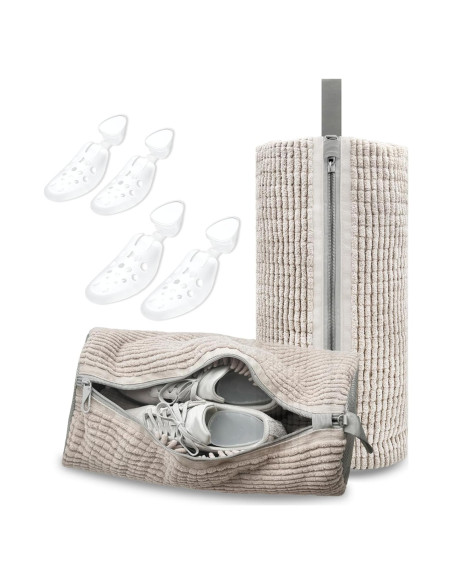 Bolsa de Lavado de Zapatos Reutilizable BERHW 2 Piezas Chenille Bolsa de Lavado de Zapatos Reutilizable BERHW 2 Piezas Chenille