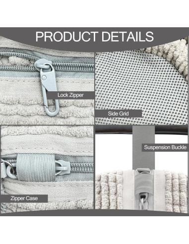 Bolsa de Lavado de Zapatos Reutilizable BERHW 2 Piezas Chenille