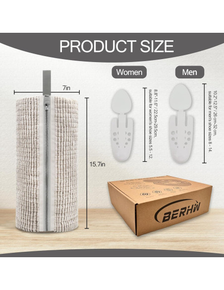 Bolsa de Lavado de Zapatos Reutilizable BERHW 2 Piezas Chenille Bolsa de Lavado de Zapatos Reutilizable BERHW 2 Piezas Chenille