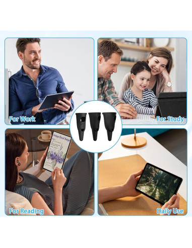 Bolígrafo de Dedo Silicona 6 Pcs ROBOHOOK Negro Táctil