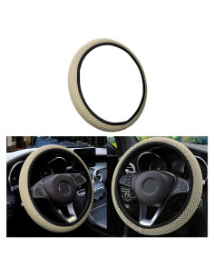 Cubierta de Volante Elástico Moly Magnolia 15 Pulgadas Beige