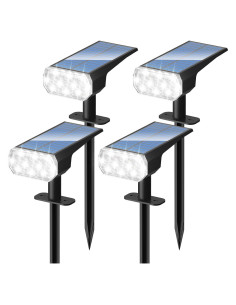 Luces Solares para Jardín DINGLILIGHTING 4PC IP65 3 Modos