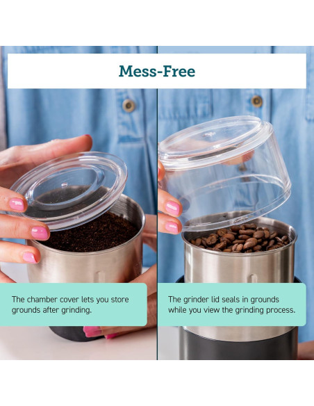 Molinillo de Café Eléctrico COSORI 2 en 1 70g Negro