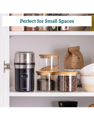 Molinillo de Café Eléctrico COSORI 2 en 1 70g Negro