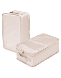 Bolsa de Viaje Tianzong para 2 Pares de Zapatos Beige