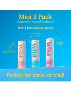 Desodorantes Naturales Wild - Paquete de 3 Aromas - Vegano 2