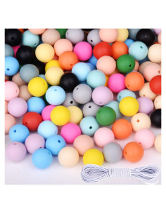 Kit de Pulseras de Silicona BBita 70 Piezas 15mm Colores Variados