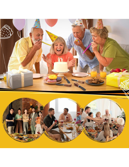 Juego de 4 Cuchillos Espátula para Mantequilla Mlurcu - Acero Inoxidable y Madera de Acacia