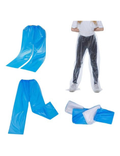 Paquete de 4 Pantalones de Lluvia Desechables DeaHea Unisex