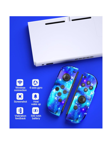 Controlador Joypad para Nintendo Switch ZABADBAD 500mAh