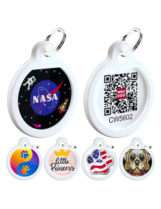 Etiqueta de Identificación QR para Perros WAUDOG Grande Nasa