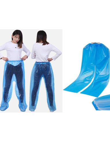 Paquete de 4 Pantalones de Lluvia Desechables DeaHea Unisex
