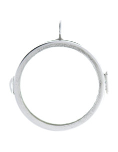 Set de 2 Lockets de Vidrio Plata Envejecida HHH Designs 4.06 cm