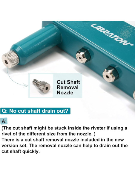 Pistola de Remaches Libraton 919002 con 110 Piezas y 4 Cabezas Pistola de Remaches Libraton 919002 con 110 Piezas y 4 Cabezas