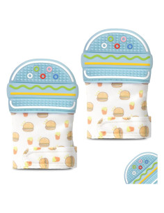2 Mitones de Silicona para Dentición Bebés 0-12 Meses