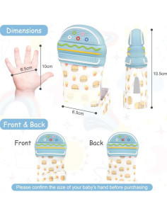 2 Mitones de Silicona para Dentición Bebés 0-12 Meses 2
