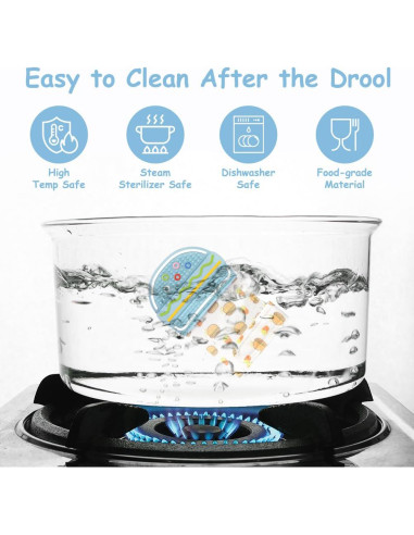 2 Mitones de Silicona para Dentición Bebés 0-12 Meses