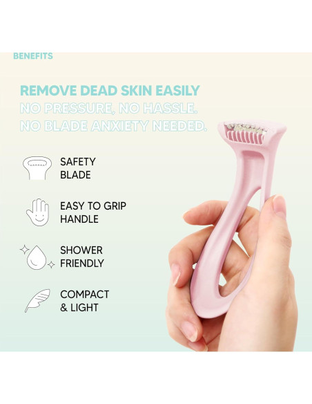 Rasuradora de Callos MAX-MATE de Acero Inoxidable Ergonómica