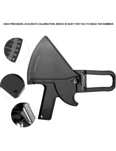 Calibrador de Grasa Corporal TITA-DONG Negro - Precisión Alta 2