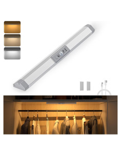Luz LED WOBANE para Armarios con Sensor de Movimiento 900mAh