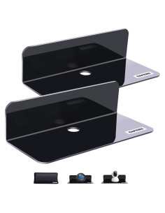 Estante Flotante Acrílico OAPRIRE - Juego de 2, 22.86x8.89cm