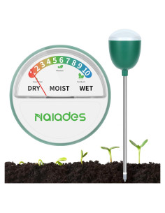 Medidor de Humedad del Suelo Naiades P408 Verde - Sin Batería