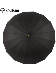 Paraguas Automático SoulRain 16 Varillas 122 cm Negro 2