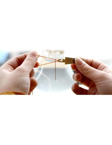 Dispositivo de Enhebrado de Agujas Zuoyou - 100 Unidades Acero Inoxidable