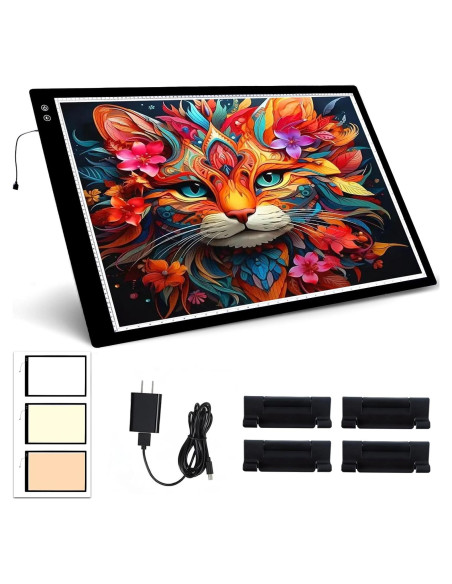 Mesa de Luz A1 LUXJOYFUL LED Recargable 6000mAh 90x60cm