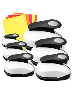 Conjunto de Troqueles Circulares Chengu 6 Pcs 0.76-7.62cm para Scrapbook