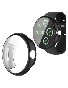 Funda Protectora Wugongyan para Google Pixel Watch 41mm Negro