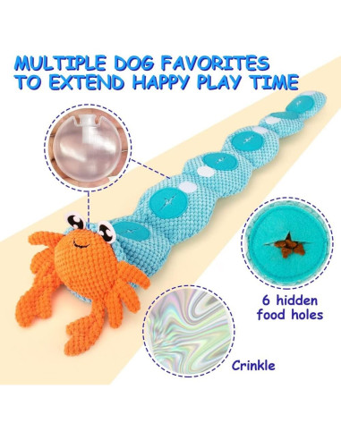 Juguete Interactivo para Perros AWOOF Cangrejo Ermitaño 7.37cm
