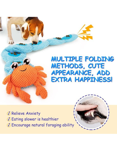 Juguete Interactivo para Perros AWOOF Cangrejo Ermitaño 7.37cm
