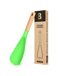 Cuchara de Cocina Badiano de Silicona Verde Manzana 29 cm