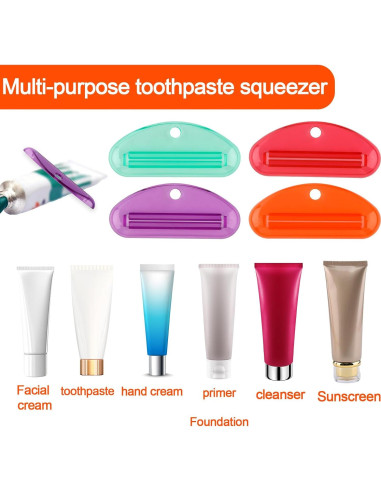 Exprimidor de Pasta de Dientes BOXOB 8 Piezas Reutilizables