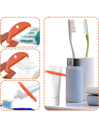 Exprimidor de Pasta de Dientes BOXOB 8 Piezas Reutilizables