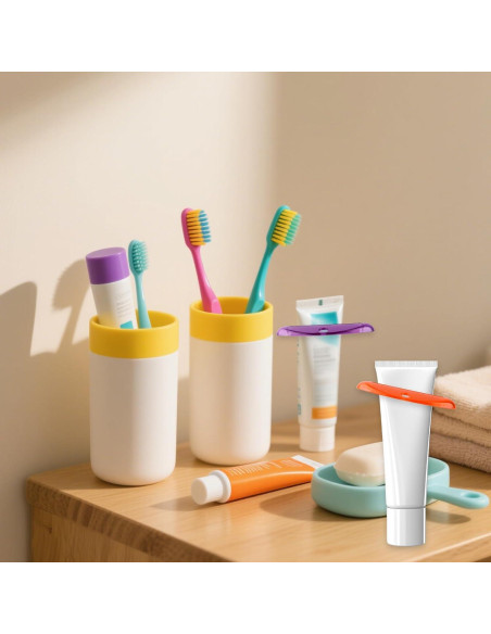 Exprimidor de Pasta de Dientes BOXOB 8 Piezas Reutilizables