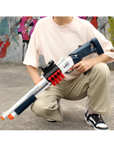 Blaster de Dardos Zhenduo 76.2 cm con Conchas Eyectables